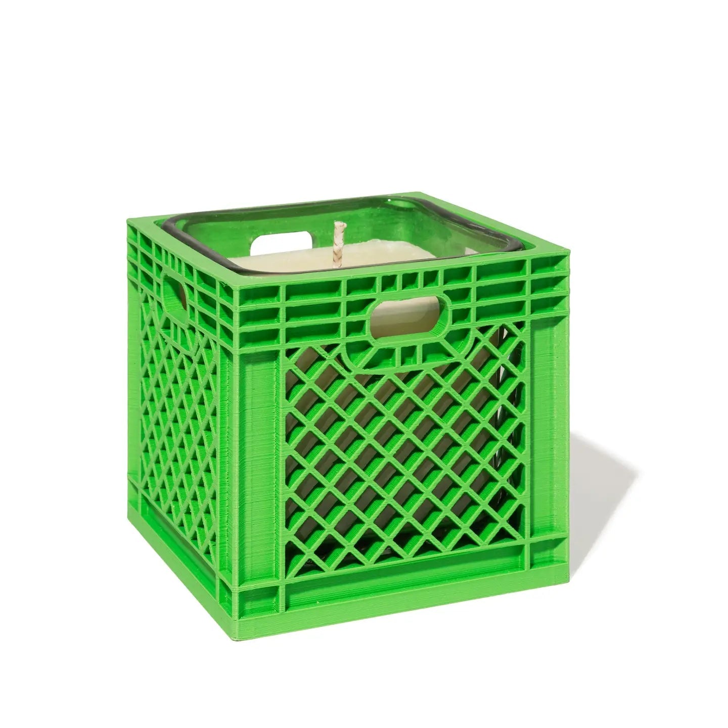 GREEN MILK CRATE CANDLE - House of Savage