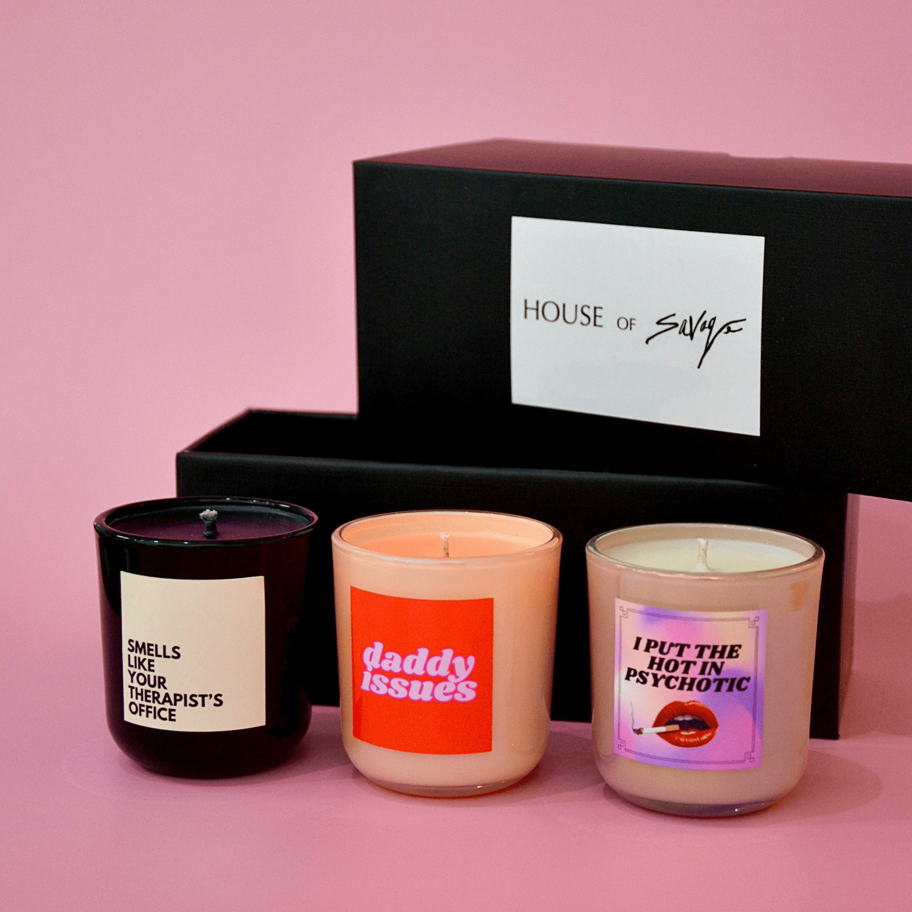 HOT & UNWELL MINI CANDLE SET - House of Savage