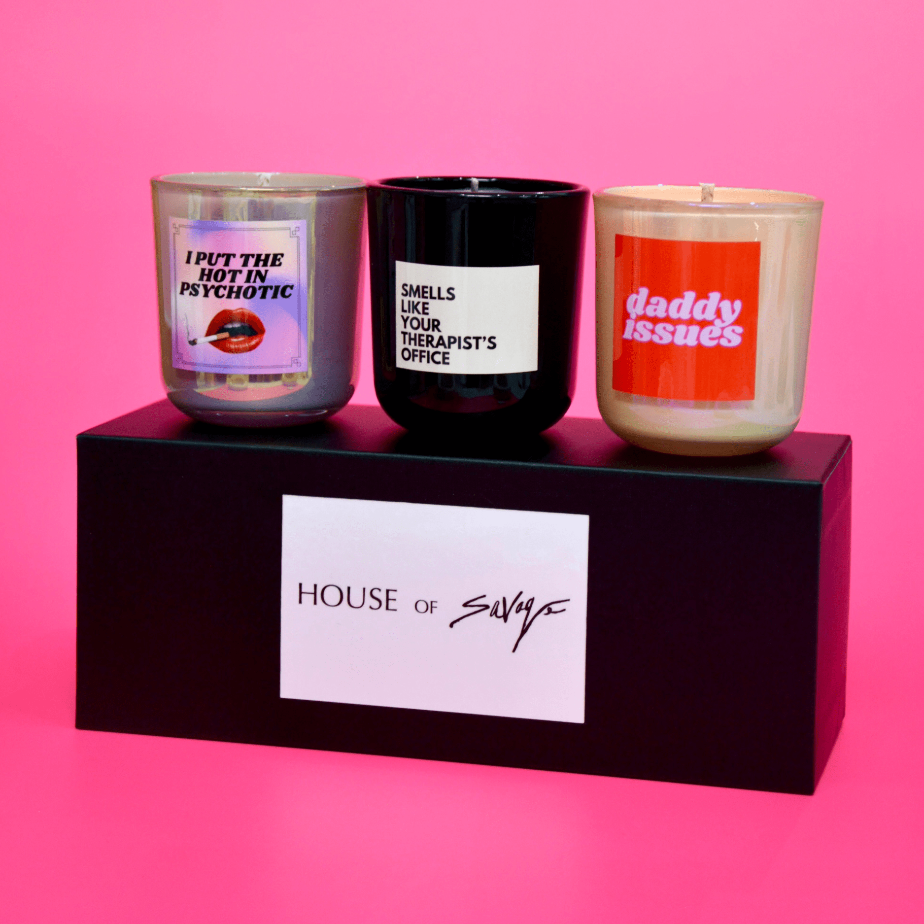 HOT & UNWELL MINI CANDLE SET - House of Savage
