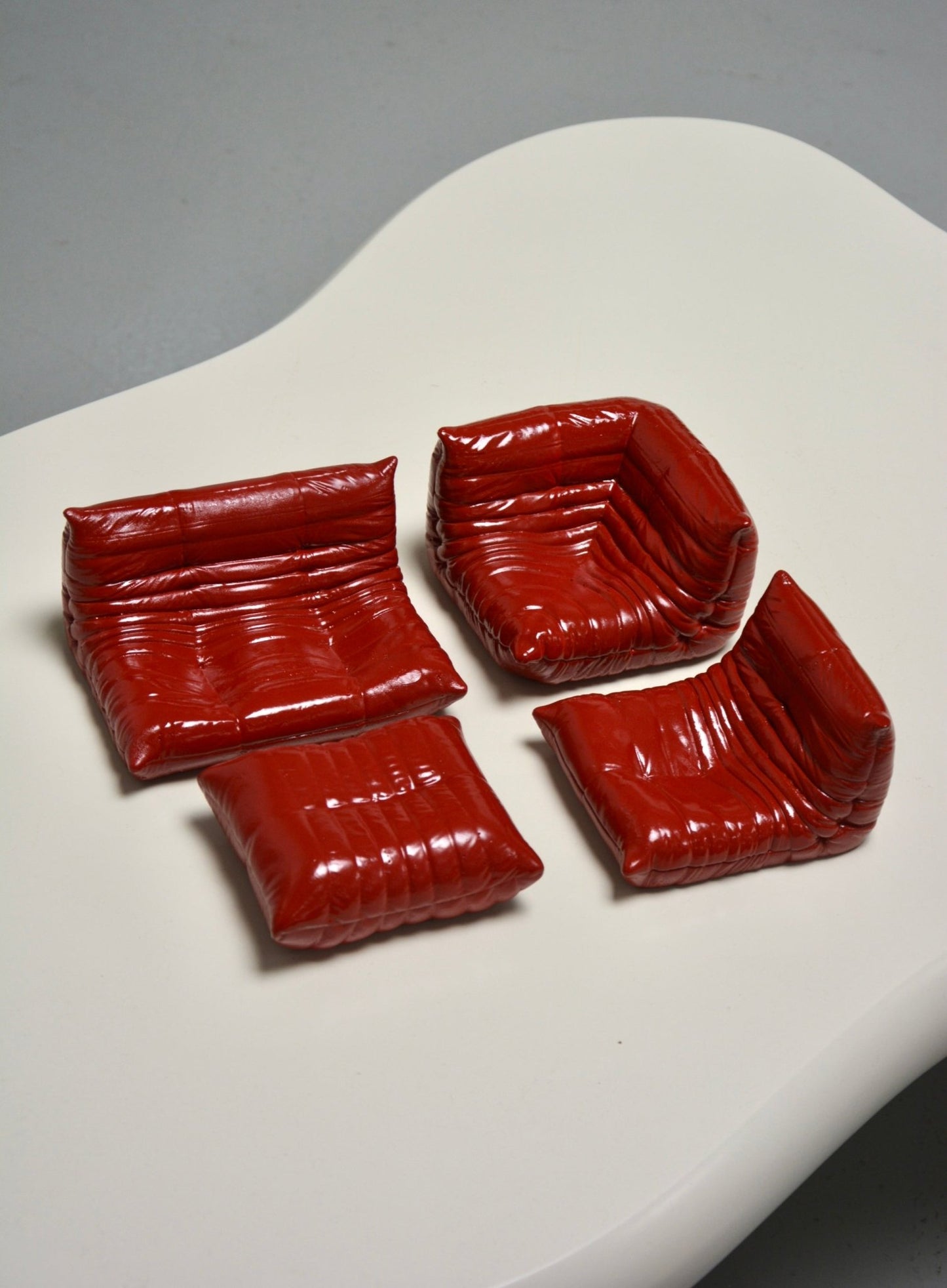 OXBLOOD MINI TOGO LOUNGE SET - House of Savage