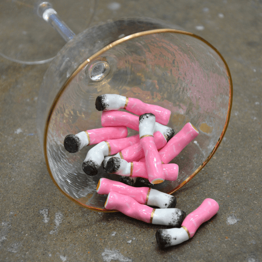 PINK CERAMIC CIGARETTES - SET OF THREE - House of Savage