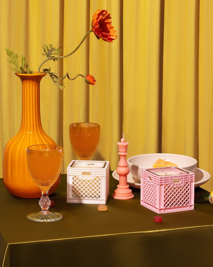 PINK MILK CRATE CANDLE - House of Savage