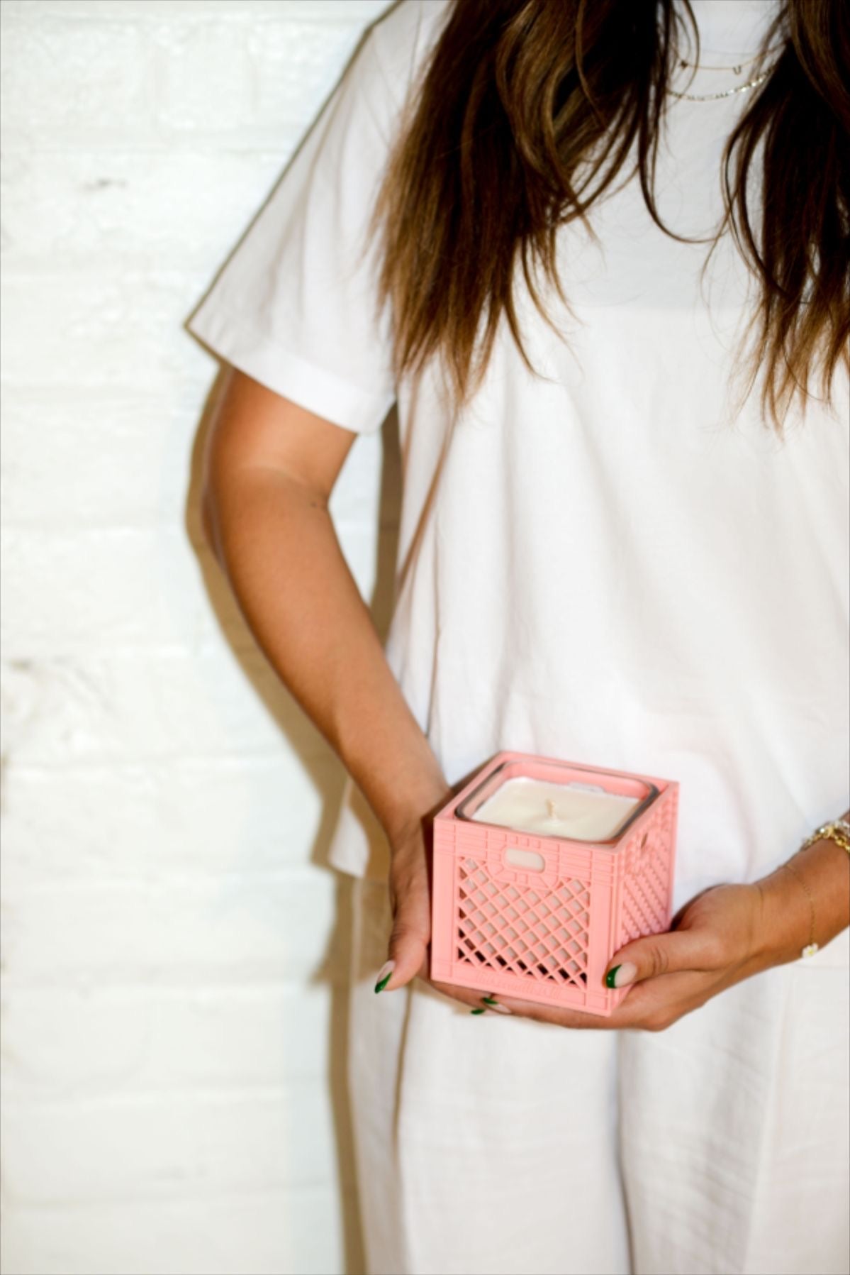 PINK MILK CRATE CANDLE - House of Savage