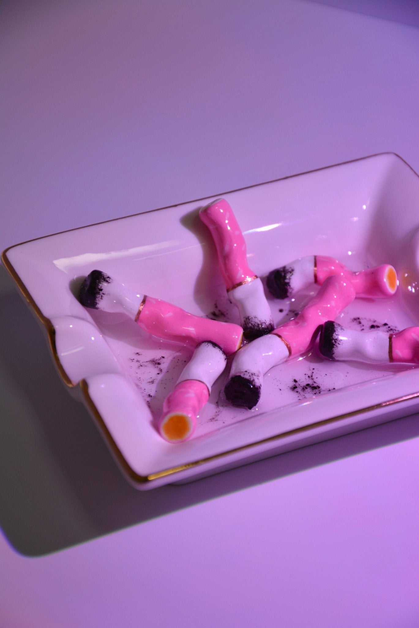 PINK PUFFS ASHTRAY - House of Savage