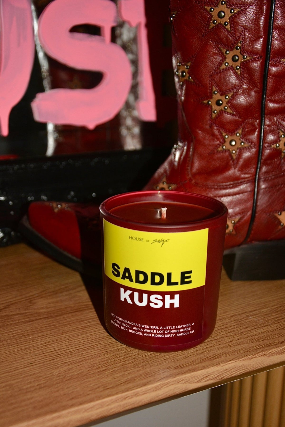SADDLE KUSH CANDLE - House of Savage