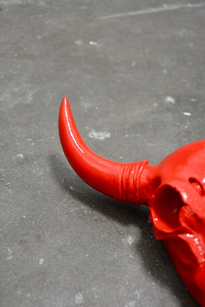 SAVAGE CHERRY RED BULL SKULL - House of Savage