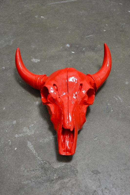 SAVAGE CHERRY RED BULL SKULL - House of Savage