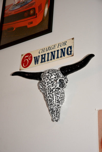 SAVAGE GRAFFITI BULL SKULL - House of Savage