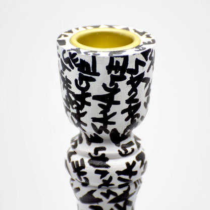 SAVAGE GRAFFITI CANDLESTICK HOLDER - House of Savage