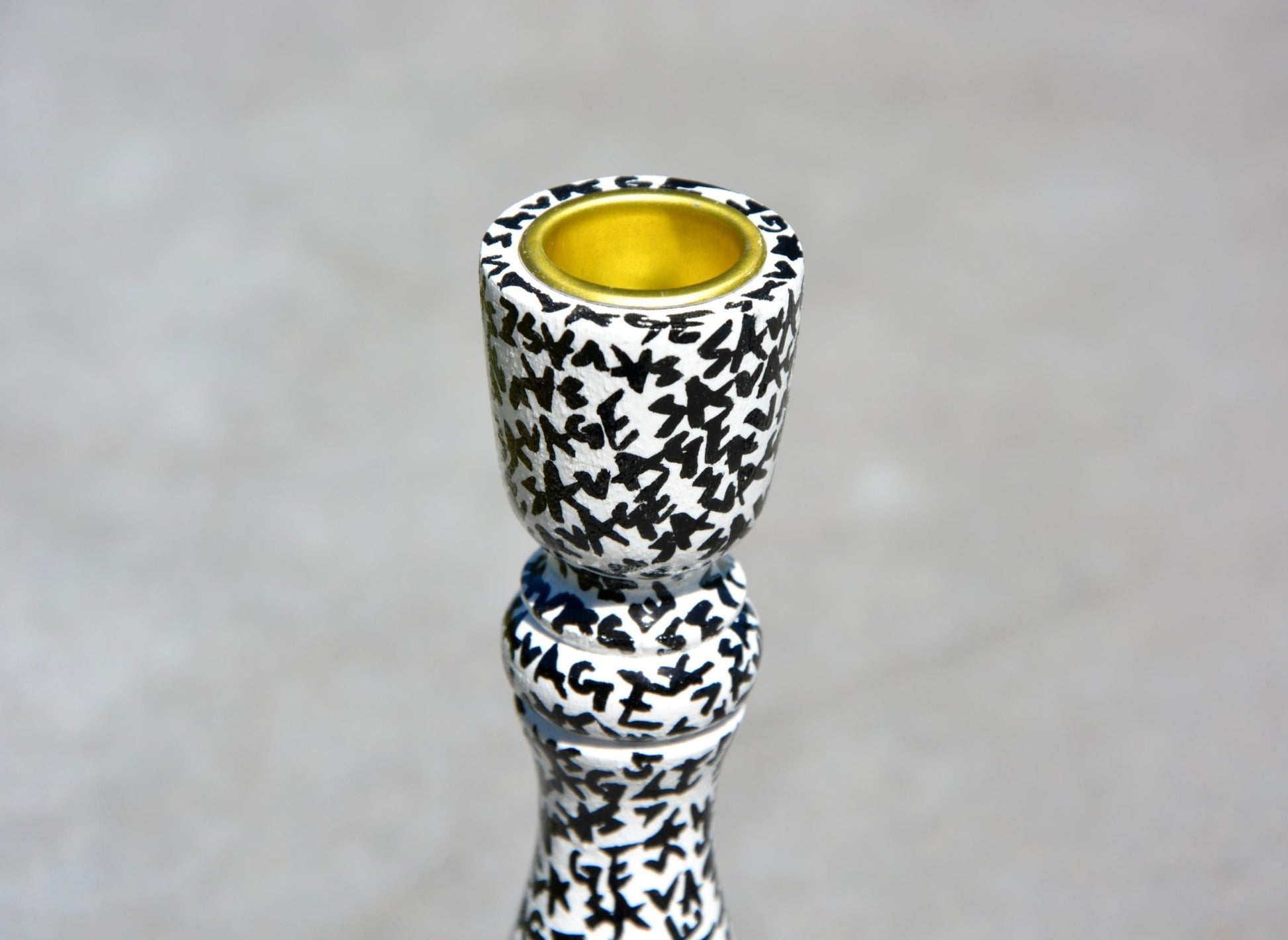 SAVAGE GRAFFITI CANDLESTICK HOLDER - House of Savage