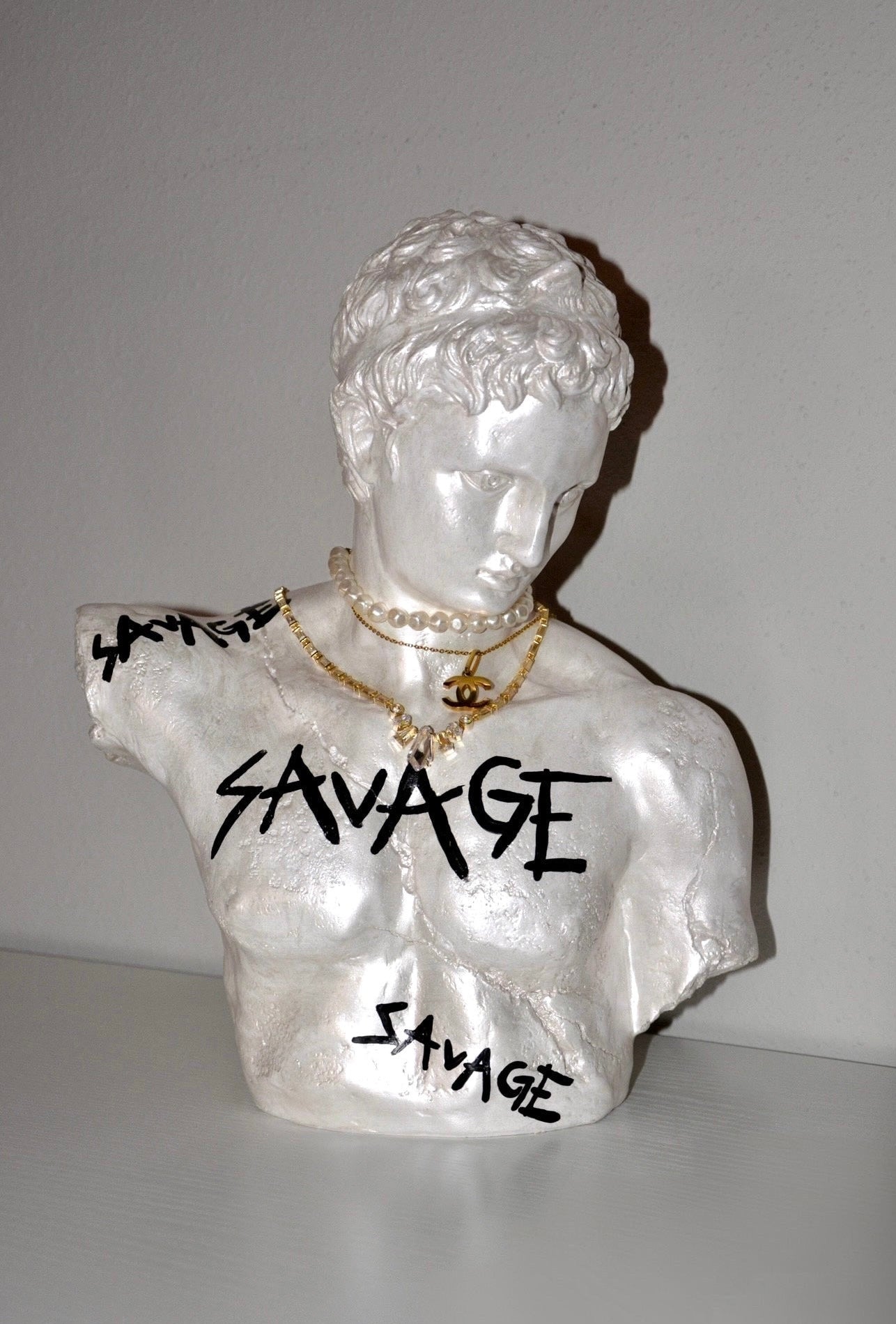 SAVAGE ROMAN BUST SCULPTURE - House of Savage