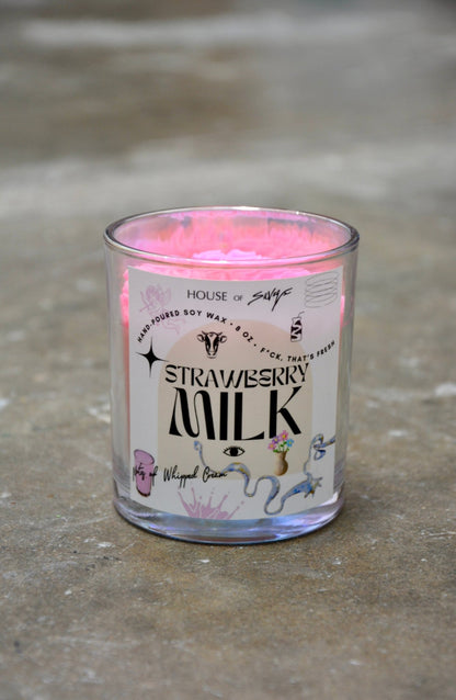STRAWBERRY MILK CANDLE - House of Savage