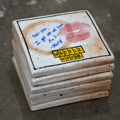 USED DINER NAPKIN COASTER - House of Savage