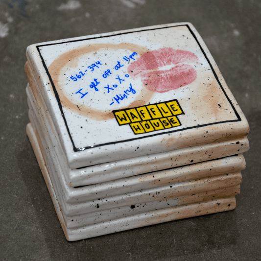 USED DINER NAPKIN COASTER - House of Savage